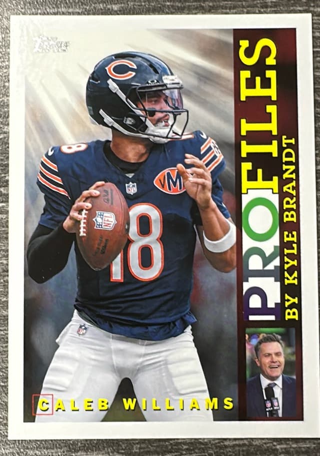 2026 Topps Flagship Caleb Williams Topps Profiles