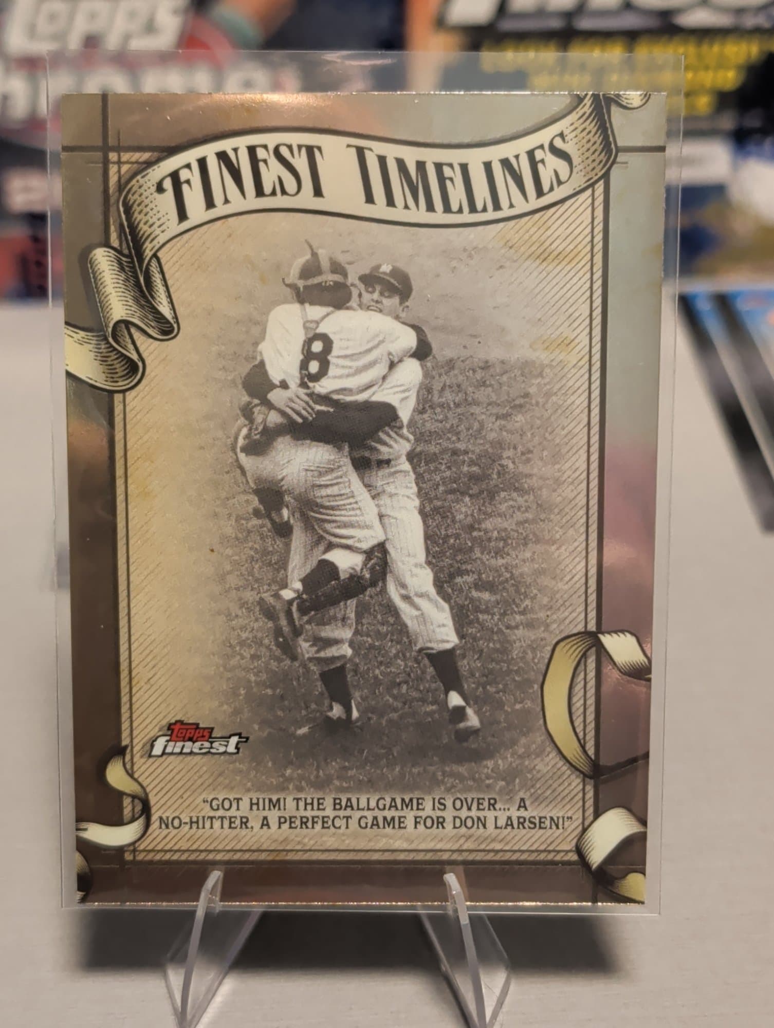 2026 Topps Finest Don Larsen Refractor