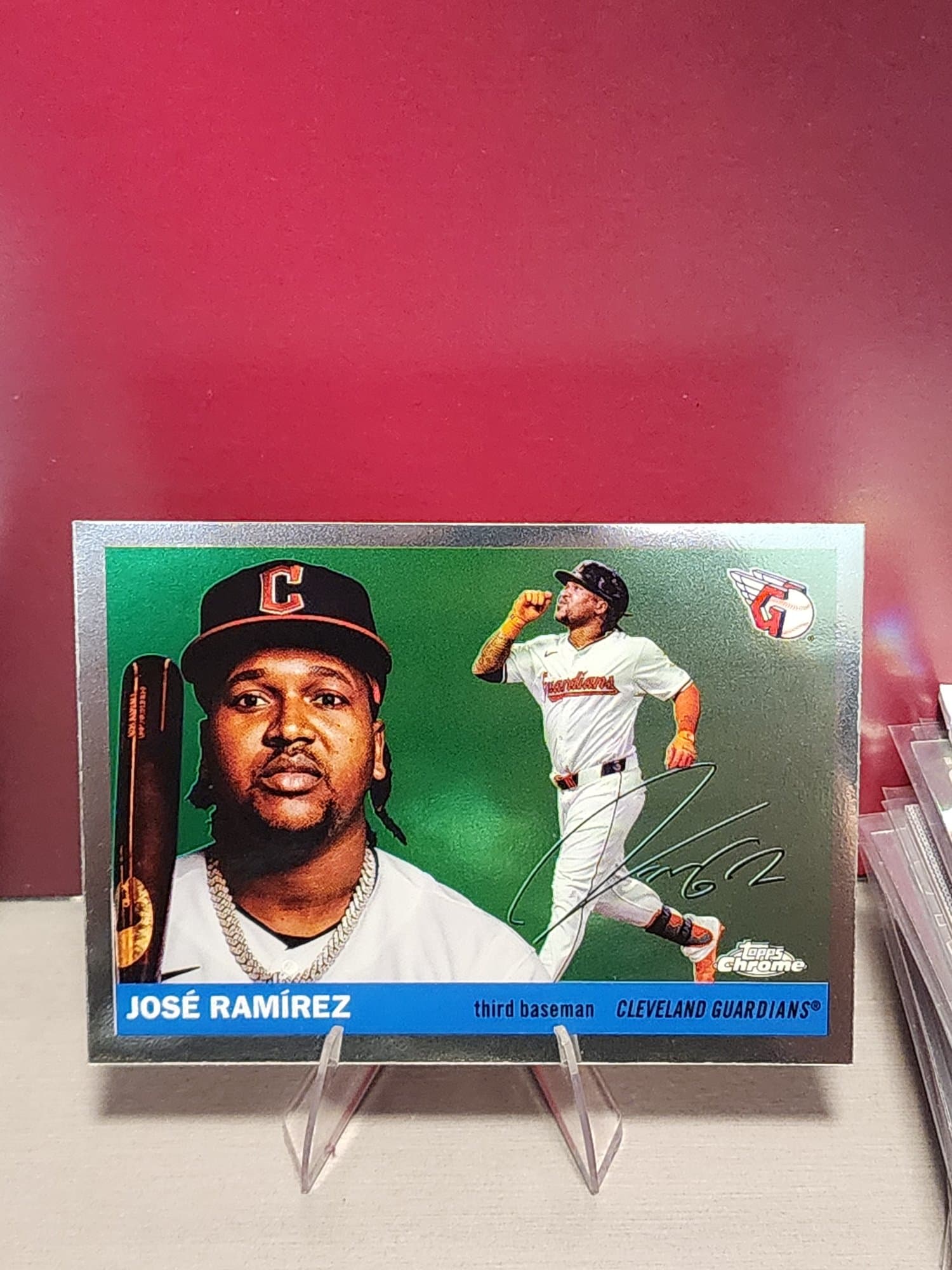 2025 Topps Chrome Platinum José Ramírez