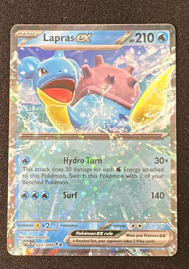 2025 M-P Promotional Cards Lapras ex