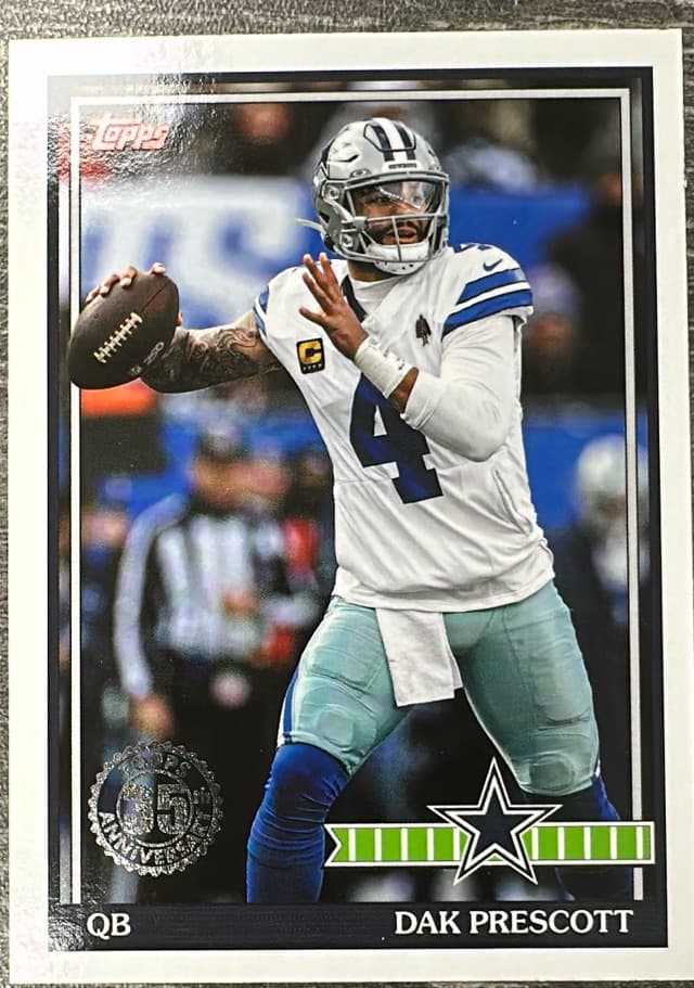 2026 Topps Flagship Dak Prescott 1991 Topps Football