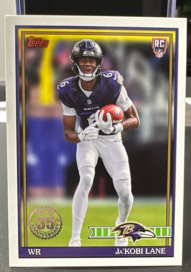 2026 Topps Flagship Ja'Kobi Lane 1991 Topps Football Rookies
