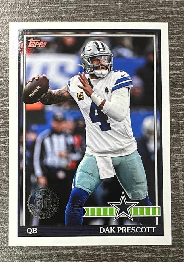 2026 Topps Flagship Dak Prescott 1991 Topps Football
