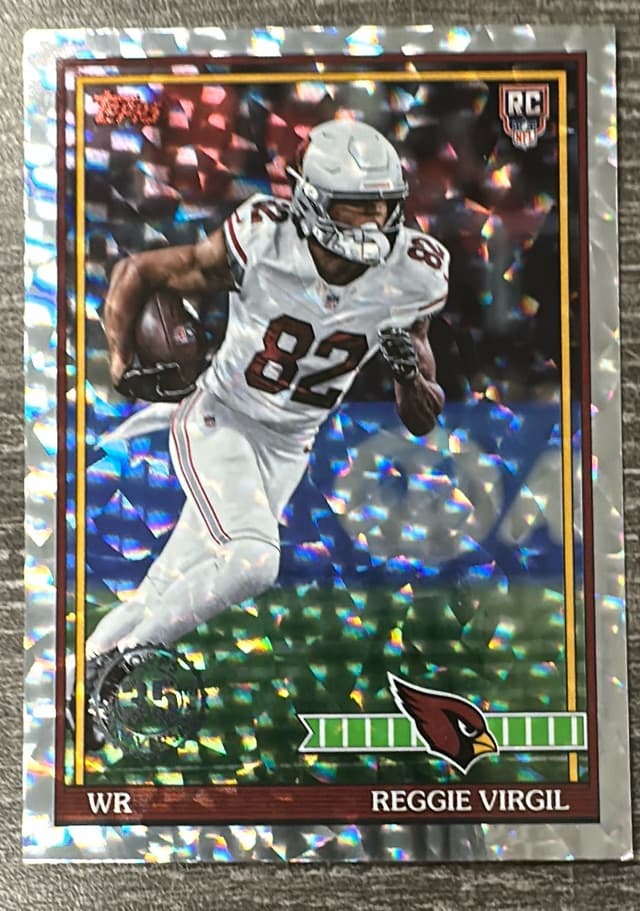 2026 Topps Flagship Reggie Virgil 1991 Topps Football Rookies Crackle