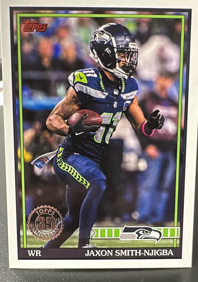 2026 Topps Flagship Jaxon Smith-Njigba 1991 Topps Football