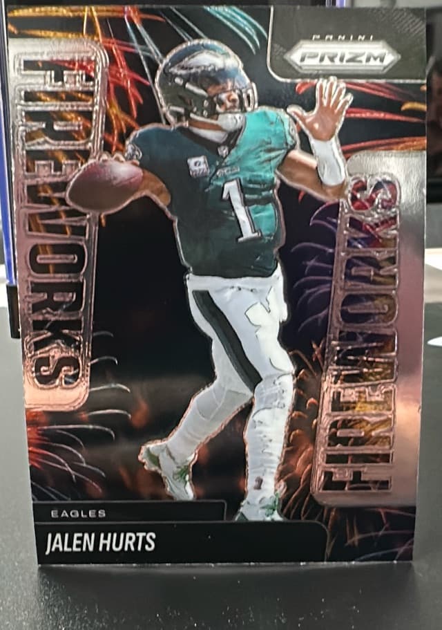 2025 Panini Prizm Jalen Hurts Fireworks