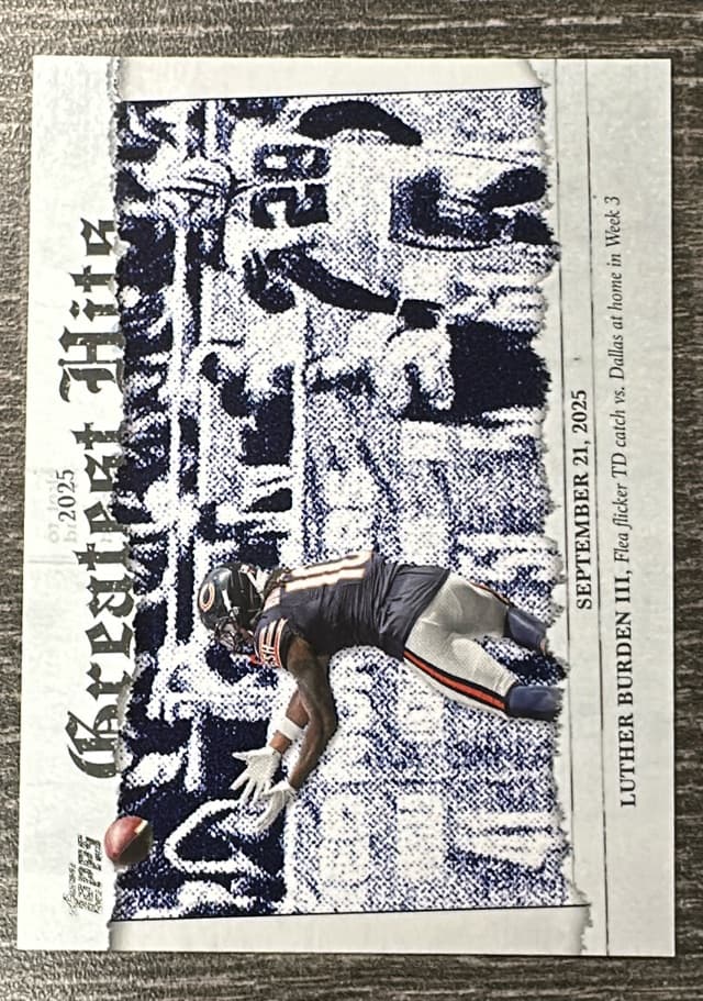 2026 Topps Flagship Luther Burden III 2025 Greatest Hits