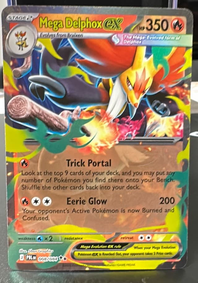 2026 ME05: Pitch Black Mega Delphox ex