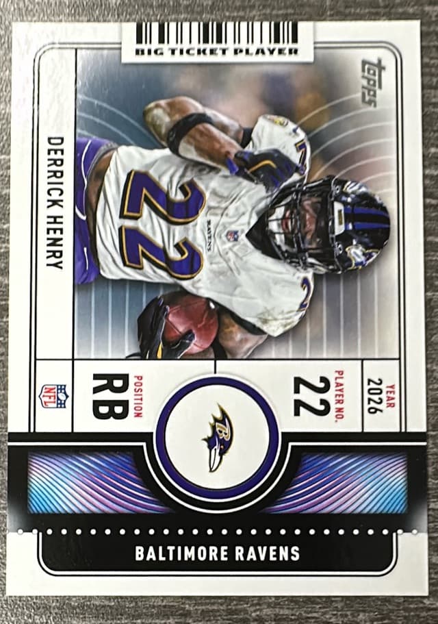 2026 Topps Flagship Derrick Henry Big Ticket Players