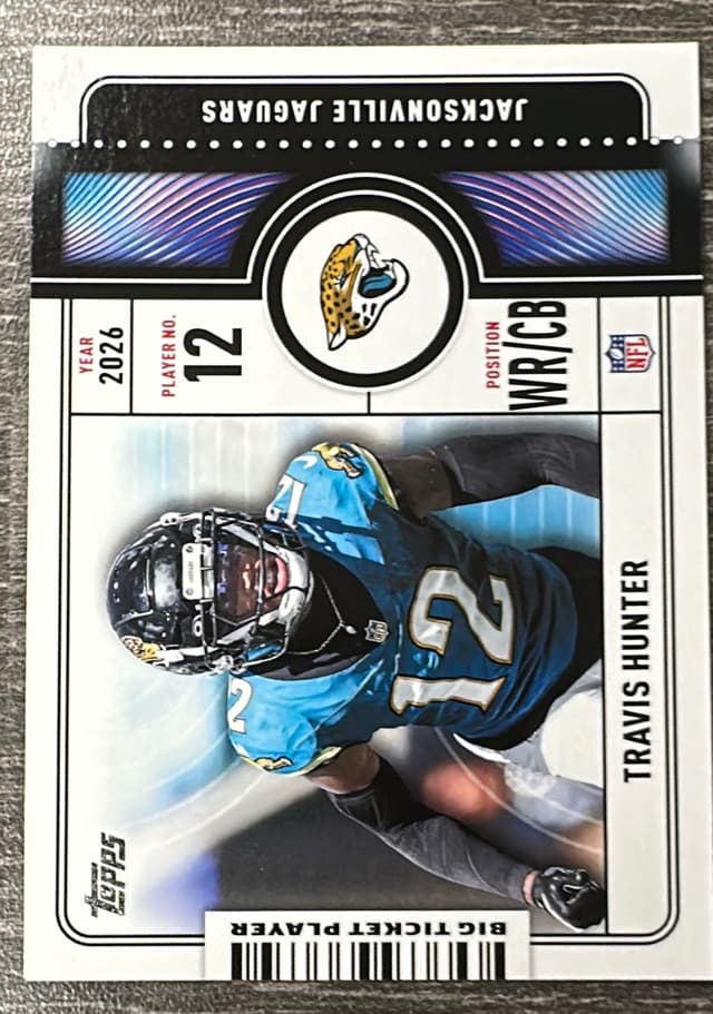 2026 Topps Flagship Travis Hunter Big Ticket Players