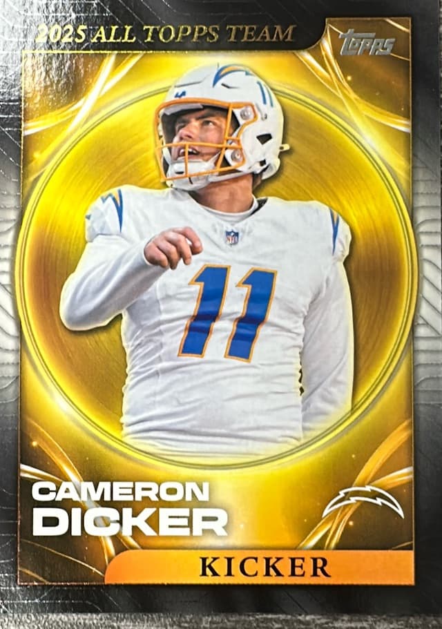 2026 Topps Flagship Cameron Dicker 2025 All Topps Team
