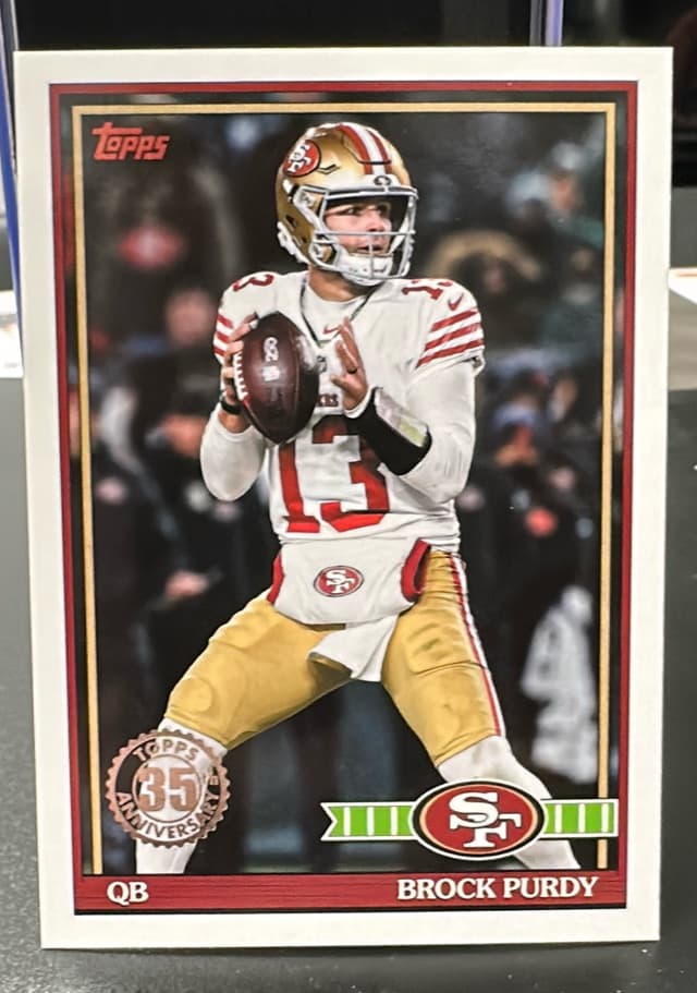 2026 Topps Flagship Brock Purdy 1991 Topps Football