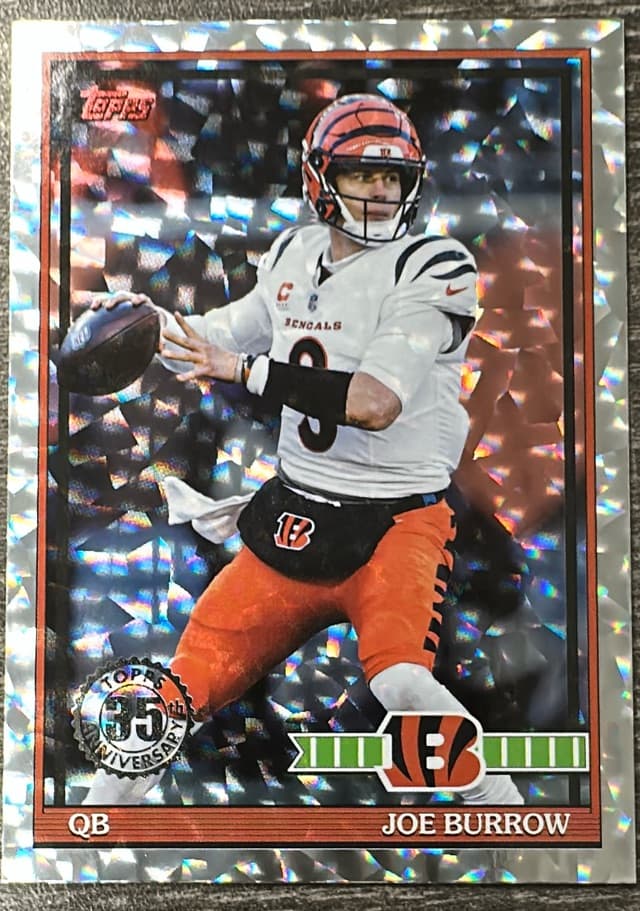 2026 Topps Flagship Joe Burrow 1991 Topps Football Chrome