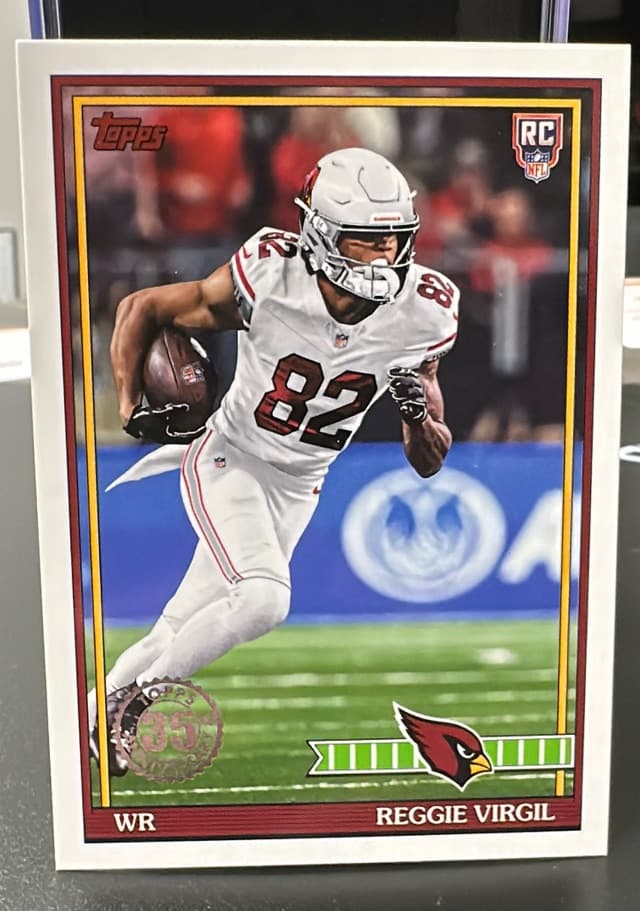 2026 Topps Flagship Reggie Virgil 1991 Topps Football Rookies